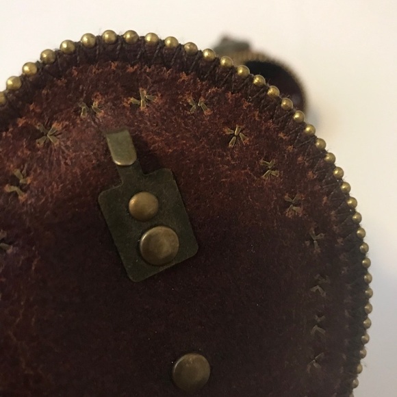 Boho Leather Belt With Stone One Size main image 6